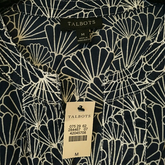Talbots shell top - Picture 2 of 2